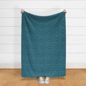 Ditsy Ice Cream in Teal