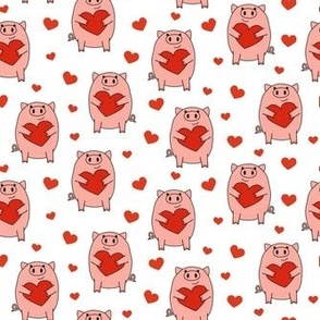 (small scale) Pig Valentine - Cute piggies - OG - LAD22