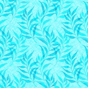 palm texure in blue