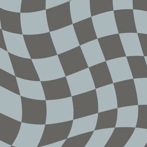 Warp checkerboard grey (Medium)