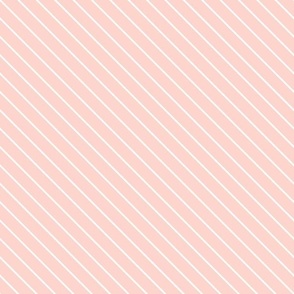 Candy Cane Stripe||  Pink and White Stripes || New England Christmas Collection by Sarah Price Medium Scale Perfect for bags, clothing and quilts