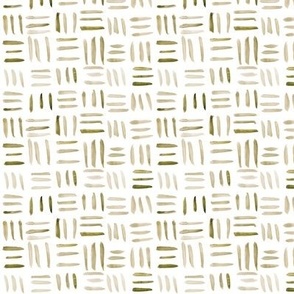 neutral earthy criss cross minimal brush strokes - watercolor painted pattern a106-5