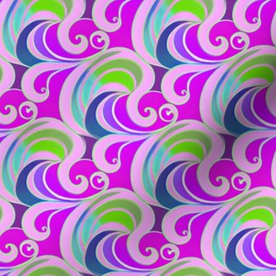 Neon Swirls