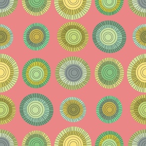 Playful Circles Watermelon