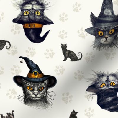 Witchy Black Cats 