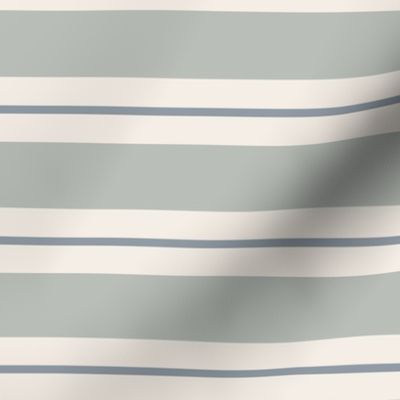 cool gray horizontal stripes | medium