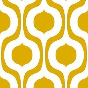 mod shapes gold and white
