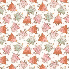 christmas tree pattern boho