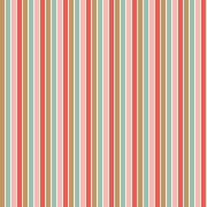 Traditional Colors Christmas Stripes