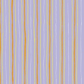 Crayon Multi Stripes | Orange, Purple and Yellow