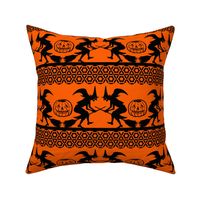 Bewitched ~ Black on Orange