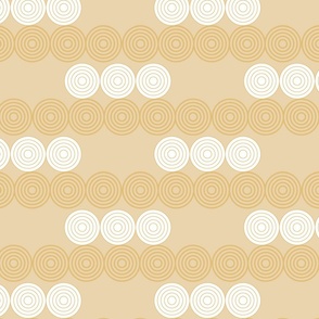 1920 Gold Dots Ivory