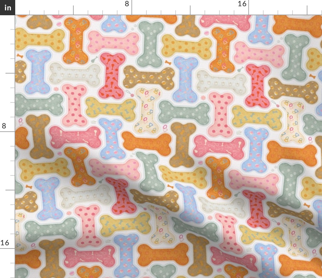 small // Dog Treat with patterns in multicolor