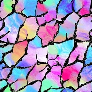 Fractured Pastel Galaxy