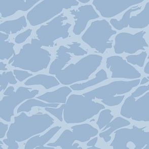 The stylization of sea foam, Light blue on a blue background