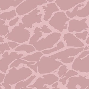 The stylization of sea foam, Light pink on pink brown background