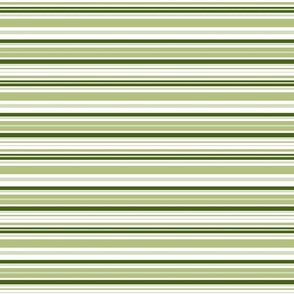 Stripes | Green stripes on White | Hello Spring Collection by Sarah Price