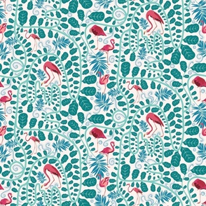 Flamingo Pattern *Soft Breeze* (Medium)