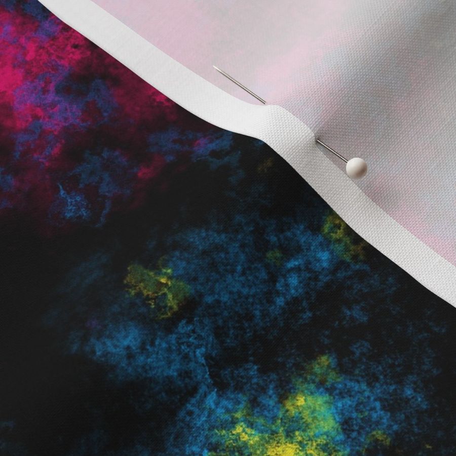 CMYK Color Dust Clouds Fabric | Spoonflower