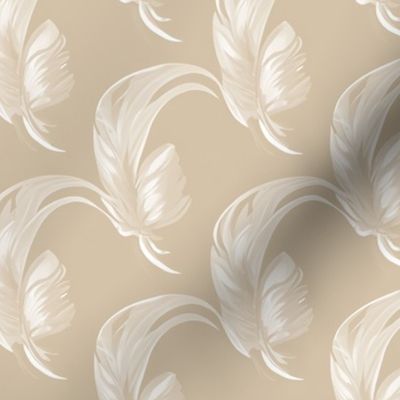 Gossamer Feathers on Regency Linen