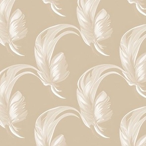 Gossamer Feathers on Regency Linen