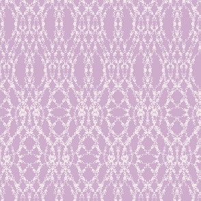 Imitation lace, Light pink on a lilac background