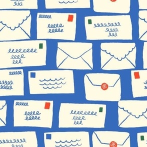 Air_Mail_Flat_Letters_On_Blue