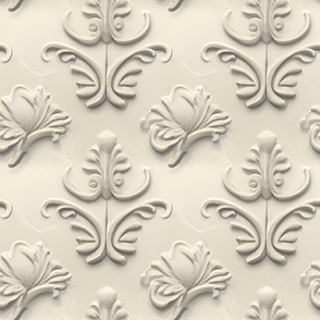 Flowers and Flourishes in Marbled Alabaster