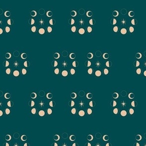 Astronomy_Moon_Phases_On_Green