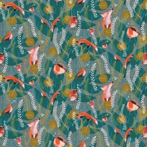 Whimsical Fox Pattern *Autumn Vibes* (Medium)