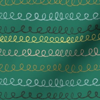 Party Line Phone Cord Green