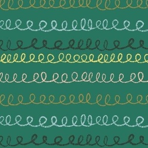 Party Line Phone Cord Green