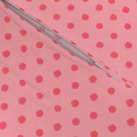 Textured Pink Polka Dot