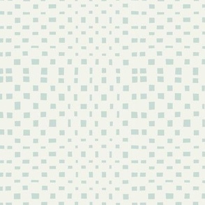 Greenleigh pastel square shapes soft green blue shade small scale