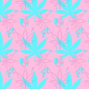 Cannabis leaves