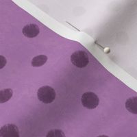 Textured Purple Polka Dot