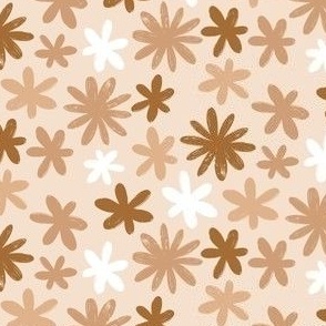 gender neutral tan floral