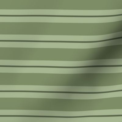 sage green horizontal stripes | small