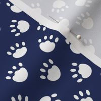 Cat Paws Dark Blue