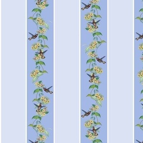 HUMMER STRIPE SMALL- VIVID VINE COLLECTION (PERIWINKLE)