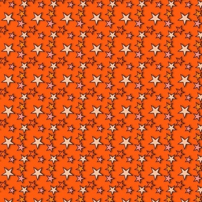y2k-star orange small