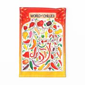 World of Chillies - chili pepper planet in a spice jar