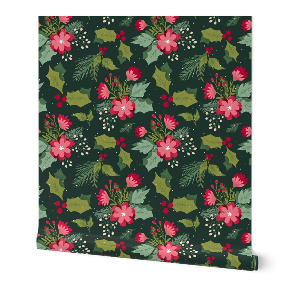 Merry Botanicals and Berries - Large Christmas Florals