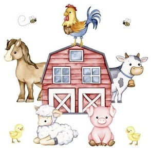 Farm Animals Baby Nursery