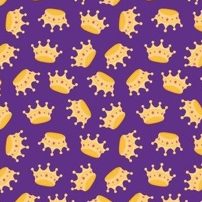 (small scale) Crowns - Queen Crown - Purple - LAD22