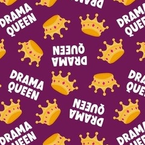 Drama Queen - Crown - Magenta - LAD22