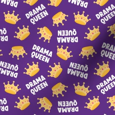 Drama Queen - Crown - Purple - LAD22