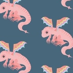 If i had a dragon - pink
