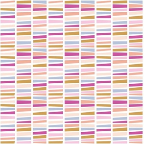 Hello Lovely: Multicolor Blocky Stripes