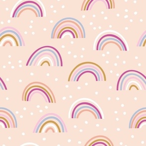 Hello Lovely: Multicolor Rainbows And Dots